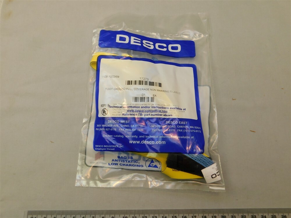Desco 17273 Full Coverage , Non Marring Foot Grounder X-Large New