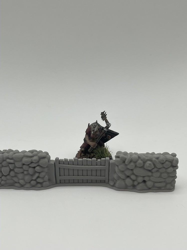 Stone Wall Set Terrain 4pc dnd/pathfinder/war hammer/wargaming/rpg