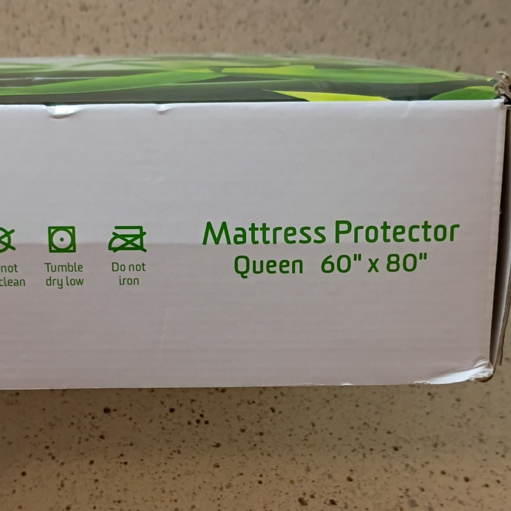 Comfier Sleep Bamboo Waterproof Cooling Mattress Protector Queen 60x80
