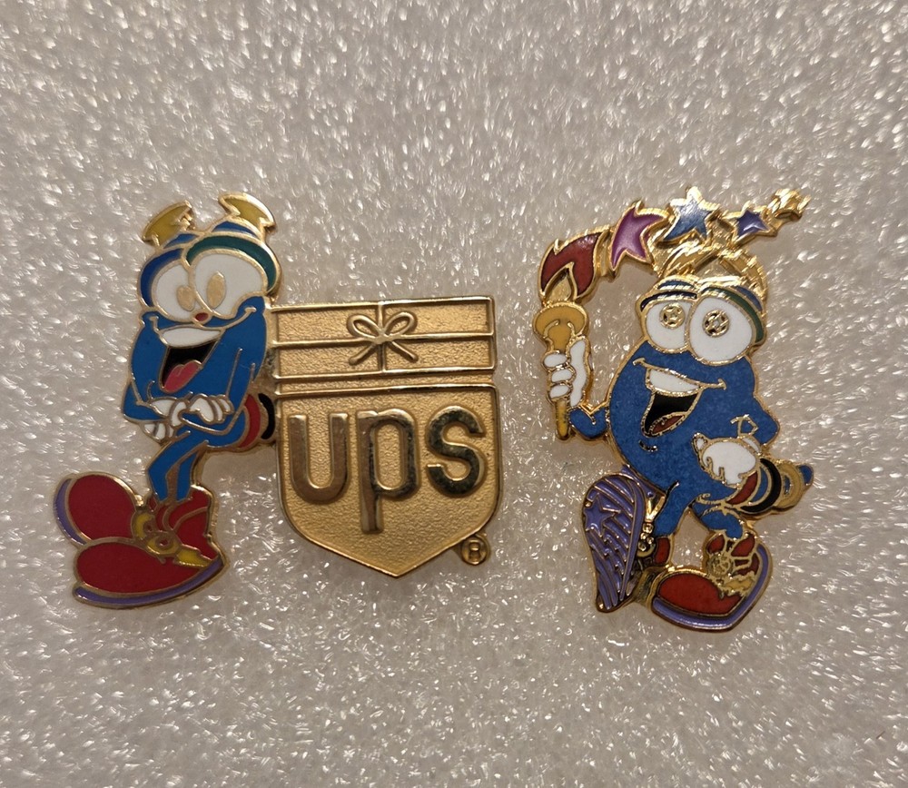 ATLANTA 1996 OLYMPIC IZZY WITH TORCH RELAY & IZZY UPS PIN
