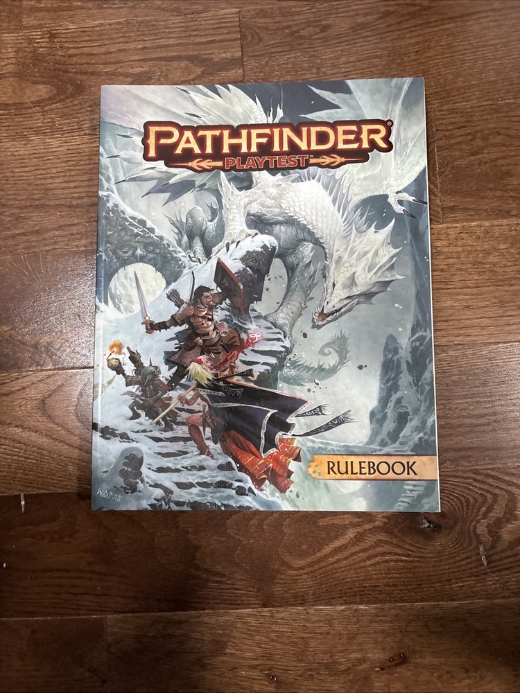 Pathfinder ~ Playtest ~ Rulebook~ Paizo ~ OEJ