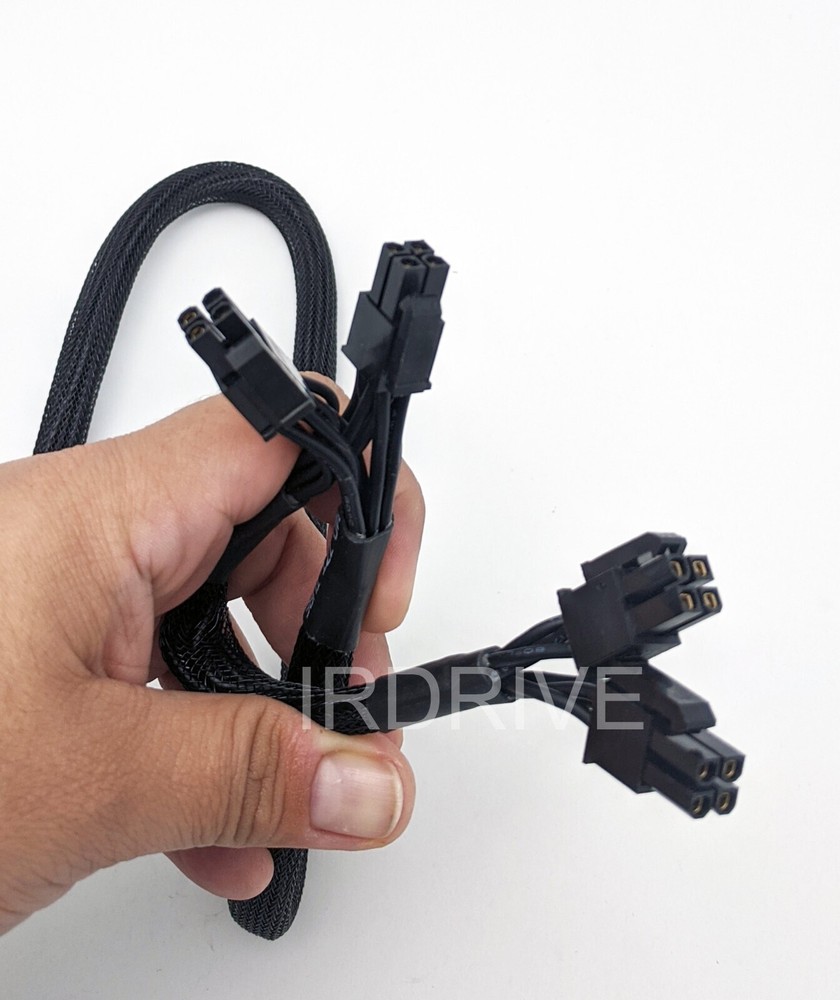 Fully Modular Sleeved 4+4pin CPU Cable Set for PowerSpec® PSX850GFM PSU