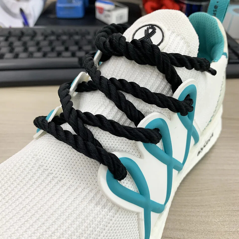 Stylish Twisted Round Strings Shoelaces Fits Through Most Eyelids Fast Ship