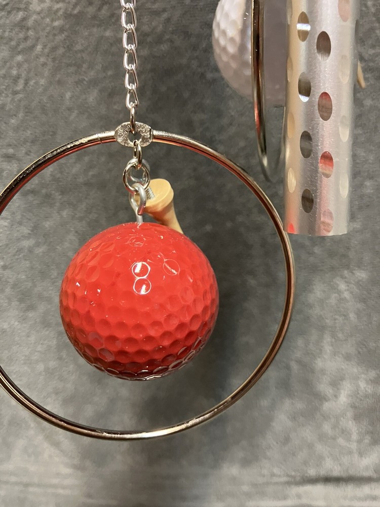 Iowa State Cyclone Golf Ball Wind Chime