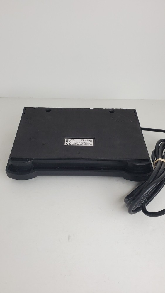 Infinity USB Foot Pedal Control with USB Plug - Black