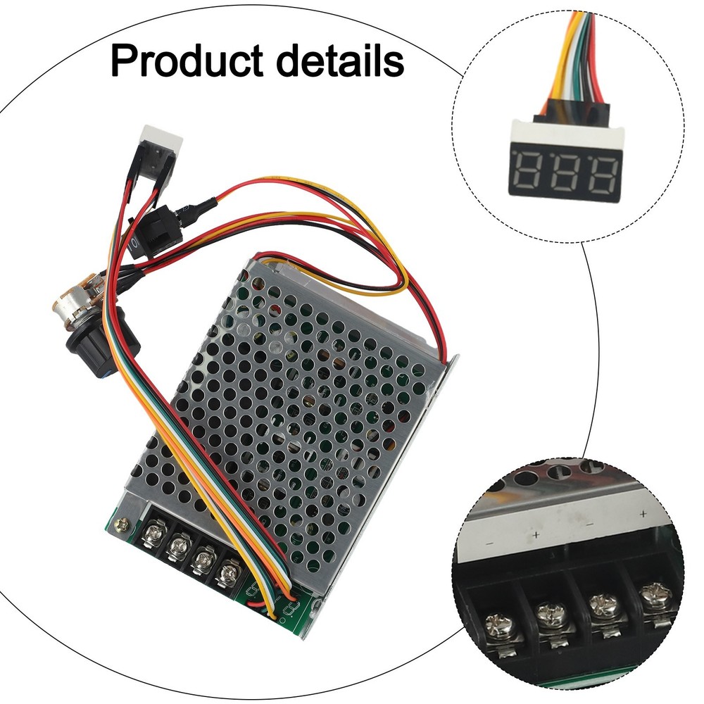 DC Motor Speed Controller 60A with Adjustable Speed and Direction Control