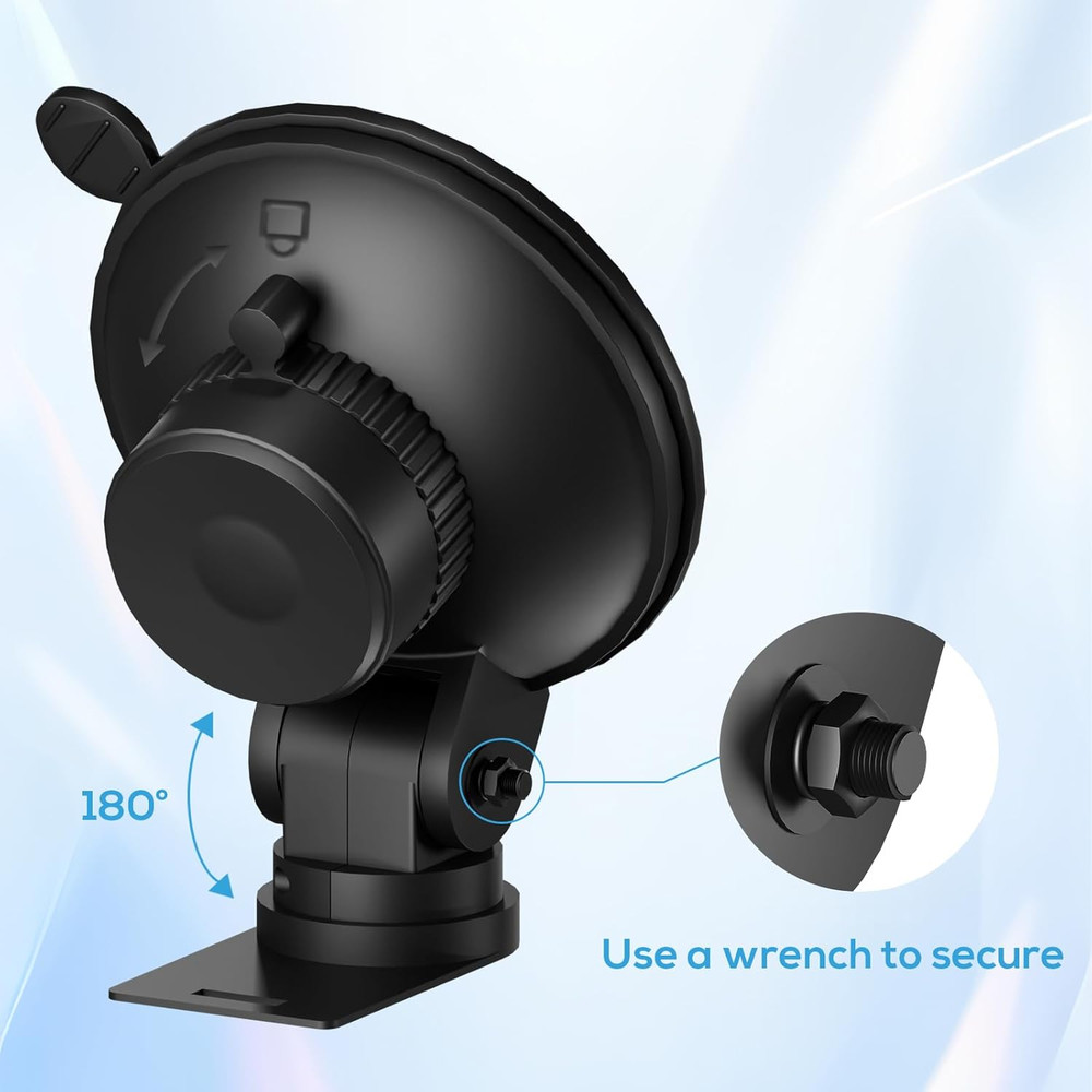 Cobra Radar Mount, Suction Cup Holder for Windshield & Dashboard, Compatible wit