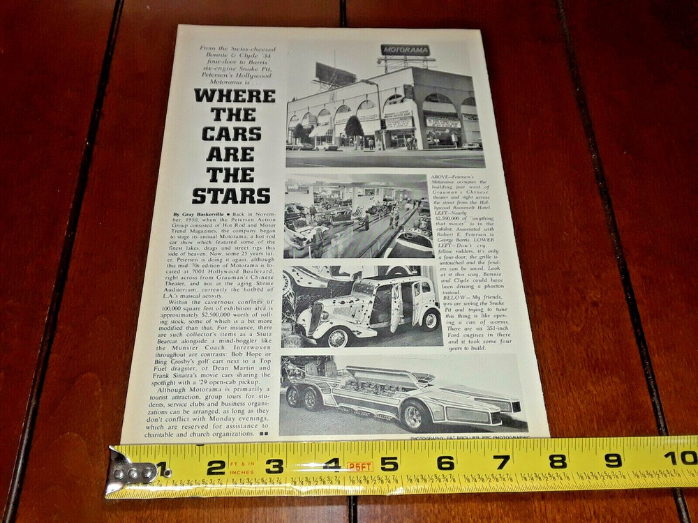 1975 PETERSEN MOTORAMA ORIGINAL ARTICLE