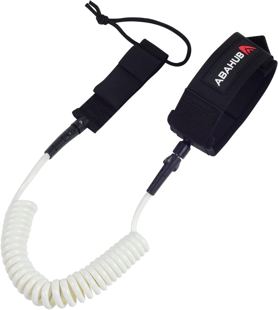 10 ft Coiled SUP Leash - Durable and Comfortable Paddleboard Connection