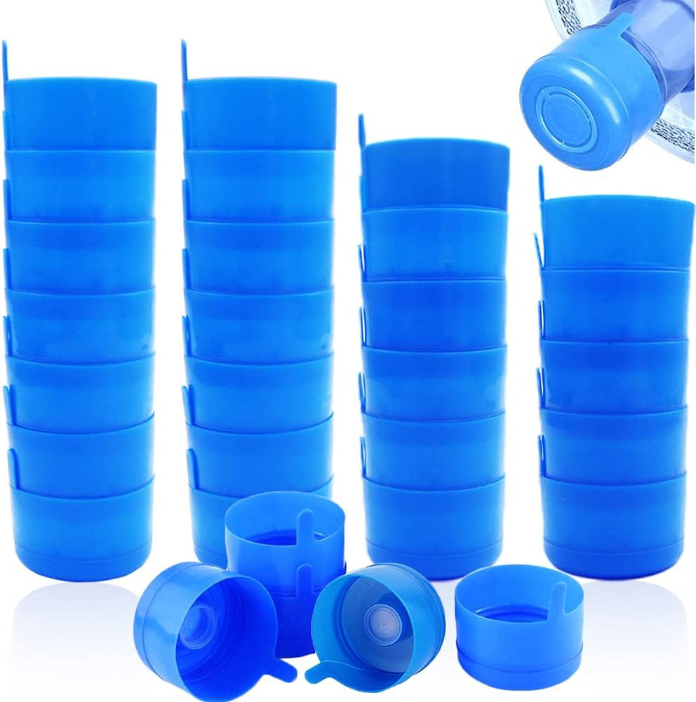 Qiuttnqn 30 Pack Gallon Water Bottle Caps,Non Spill Water Bottle Caps for 55Mm 3