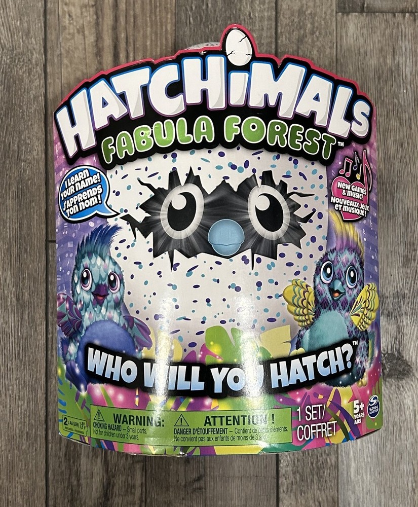 Hatchimals Fabula Forest Surprise Egg Interactive Hatch Creatures Puffatoo New