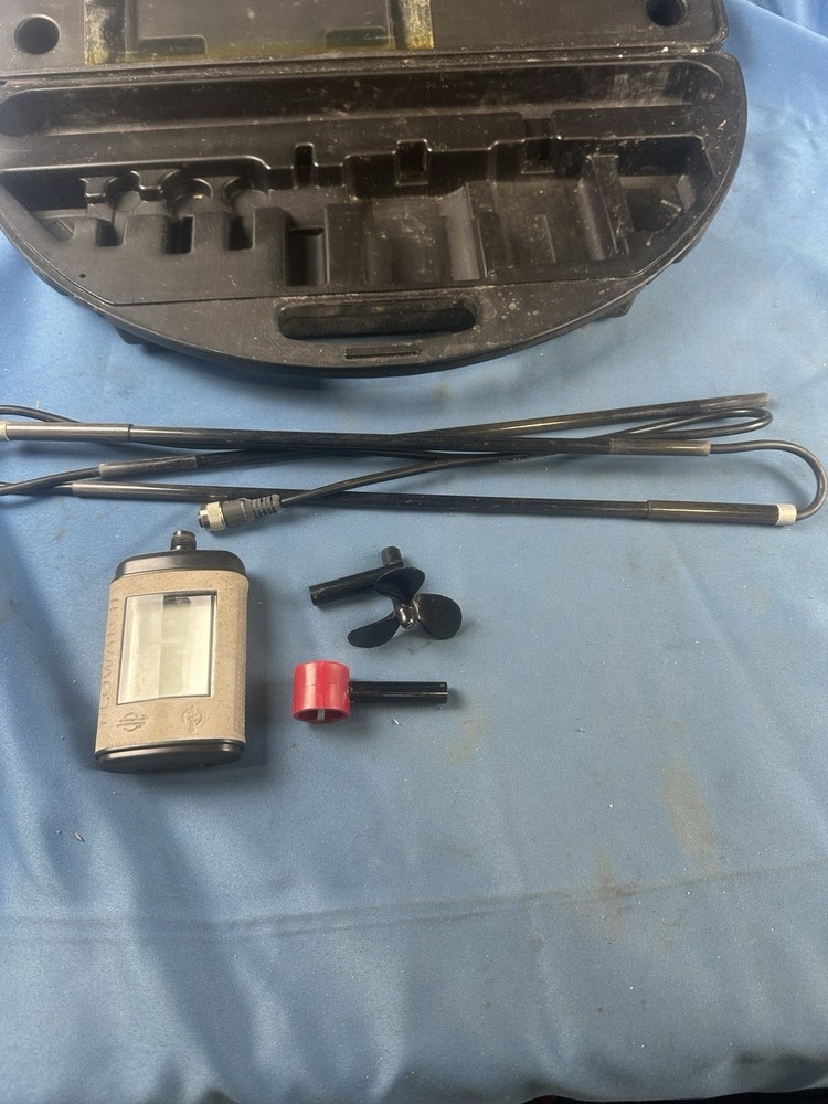 Vintage JDC Electronics Flowatch Flowmeter W Case Working