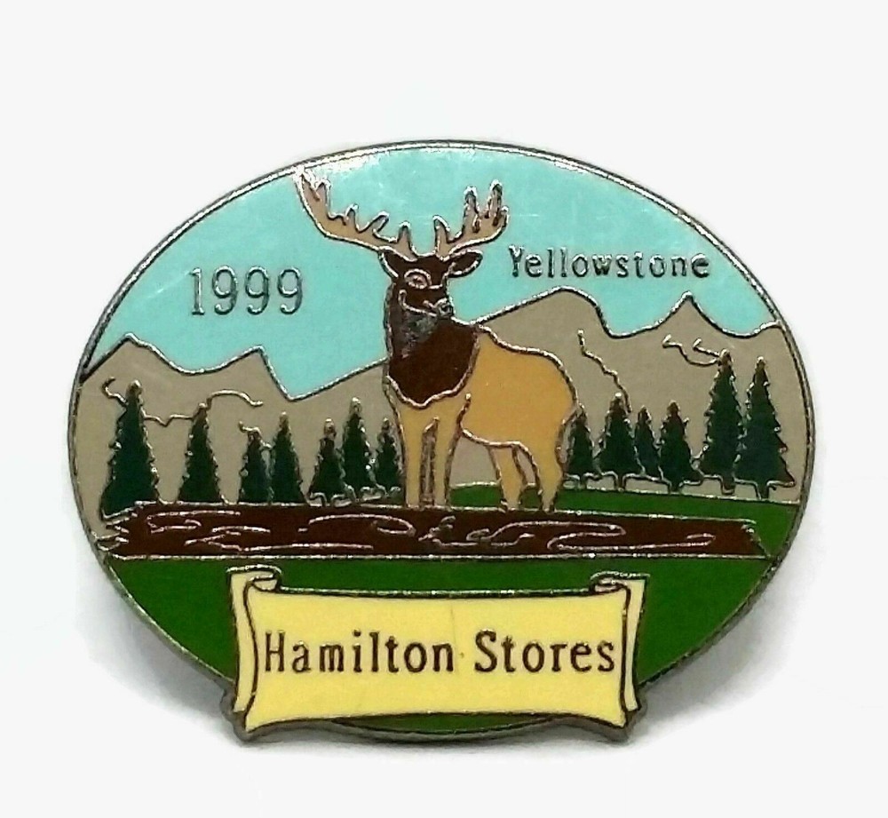 Yellowstone Hamilton Stores 1999 Hat Lapel Pin