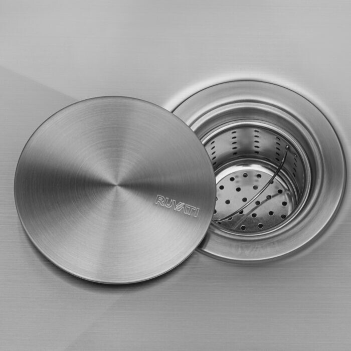 Ruvati 12" Undermount Bar Prep Single Bowl Kitchen Sink- RVH7112