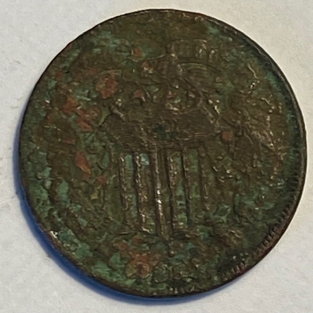 Two Cent Piece no date -- with Free Shipping