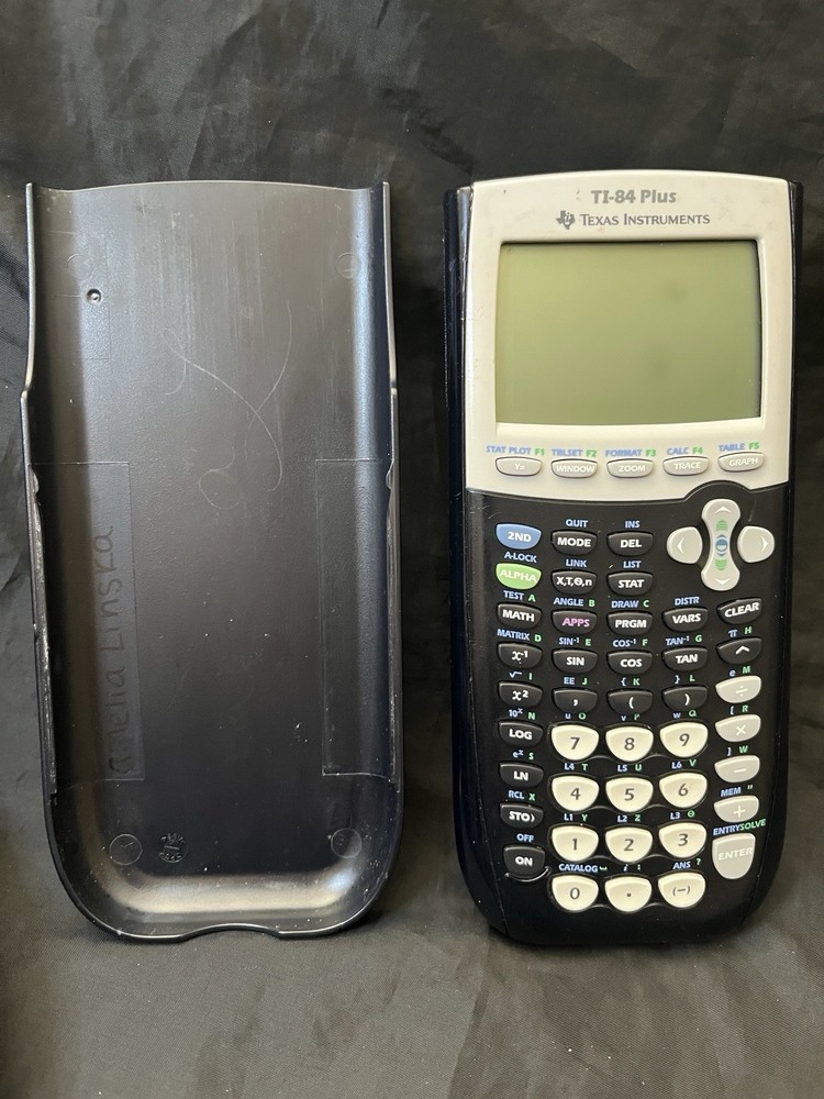 Texas Instruments TI-84 Plus Graphing Calculator Black - Tested & Working.