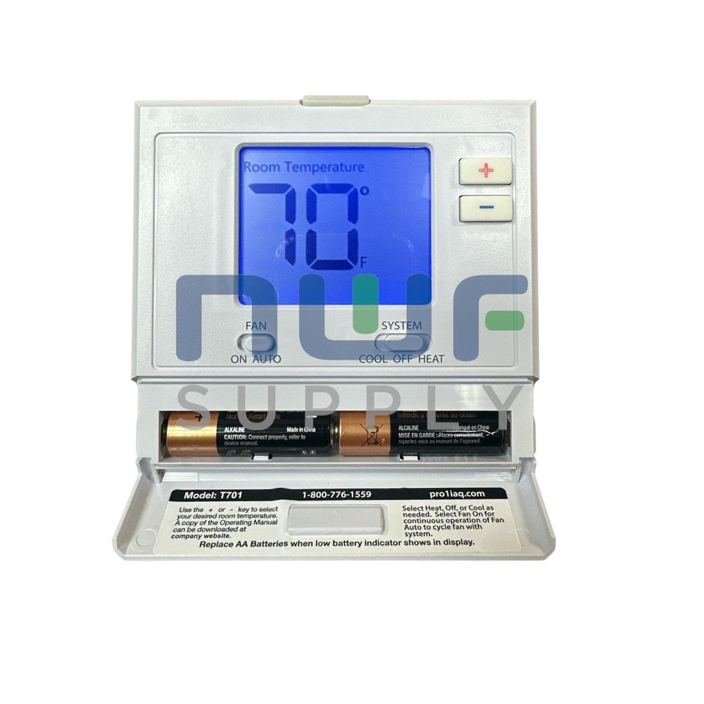 T701 Single Stage 1 Heat 1 Cool Non-Programmable