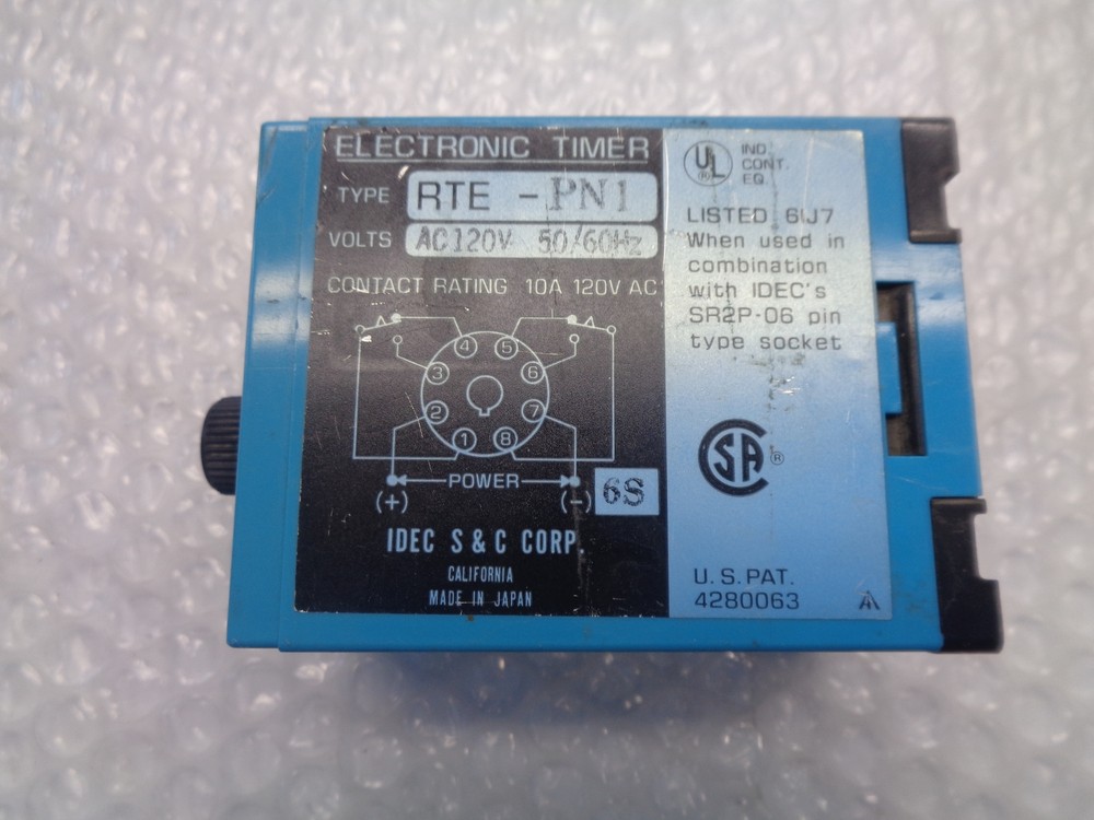 IDEC RTE-PN1 ELECTRONIC TIMER (AS PICTURED) UNMP
