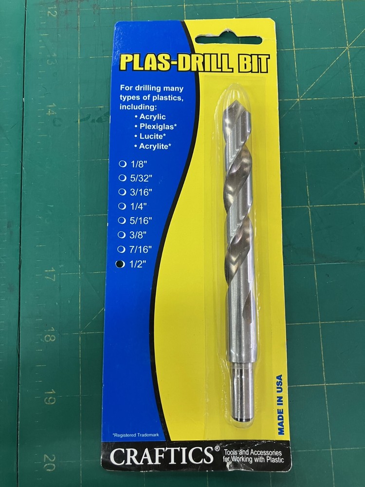 Craftics  Drill Bit for Plastics Choose size!