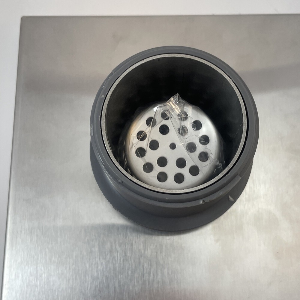 B&K 6? Zero Pattern Grating Square Model Shower Drain, Polished Chrome Open Box