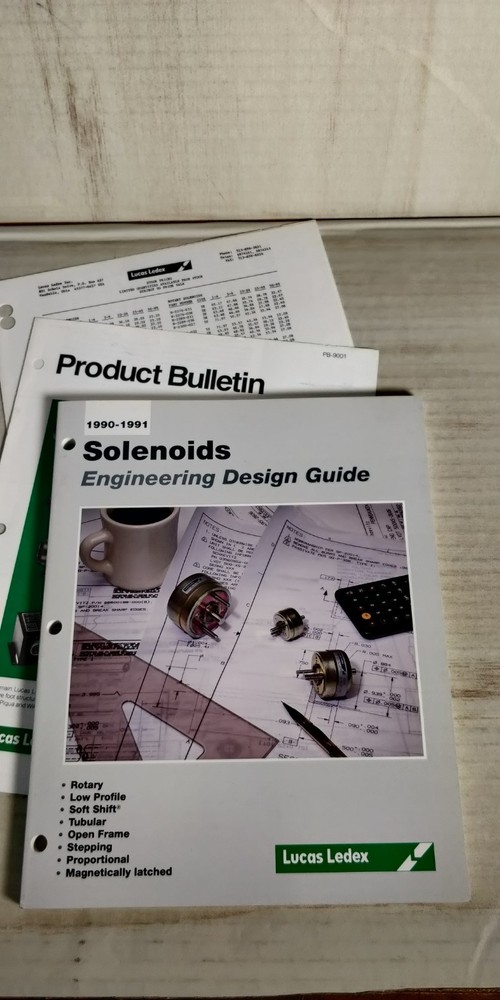 1991 LUCAS LEDEX engineering design guide catalog 101 ~ C2