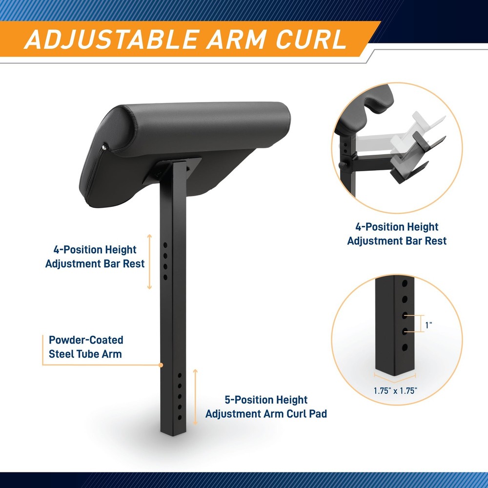 Weight Bench Accessory Arm Curl ACC8215AC