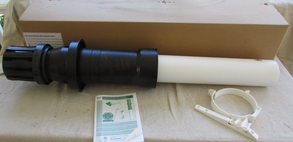 Rinnai 224356NPP Ubbink -Condensing Vertical Roof Discharge Termination Kit 20"