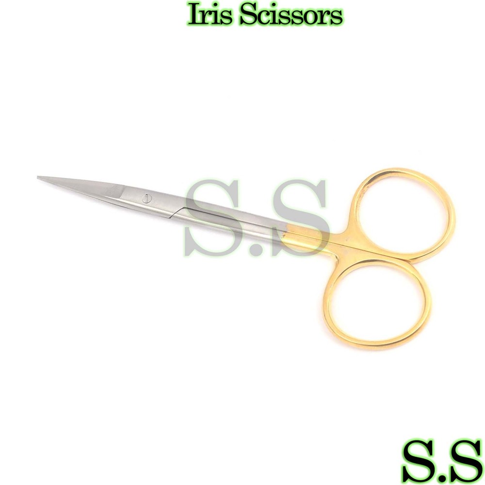 TC IRIS SCISSORS 4.5" STR SURGICAL DENTAL INSTRUMENTS