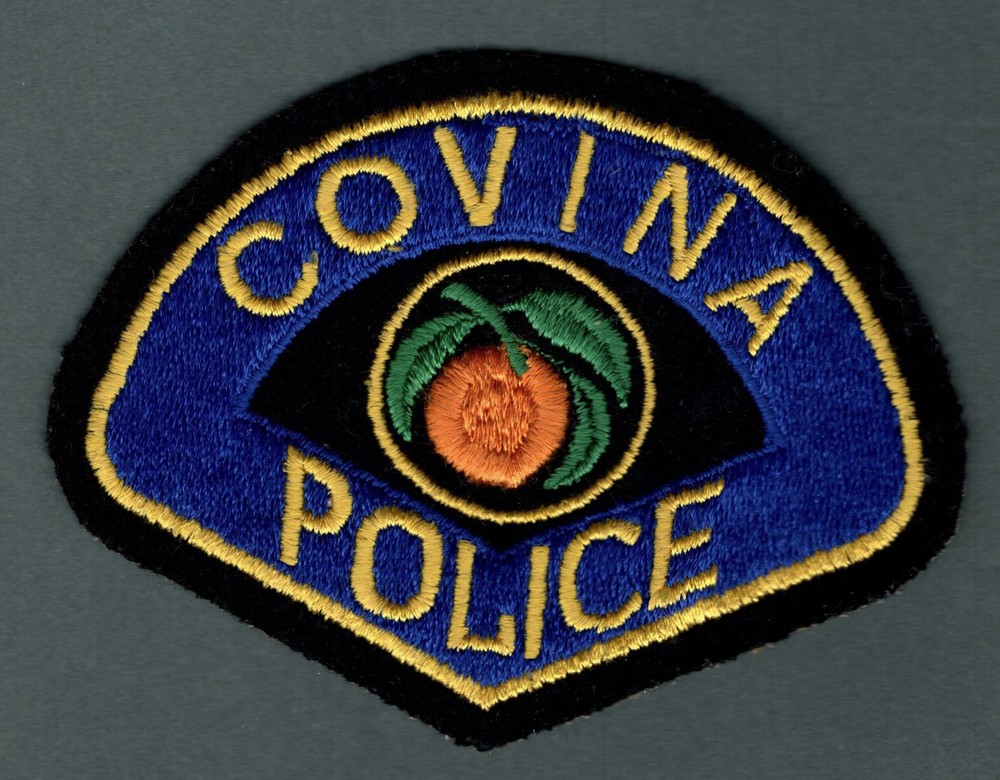 Covina California Police Patch - 1st Issue Felt