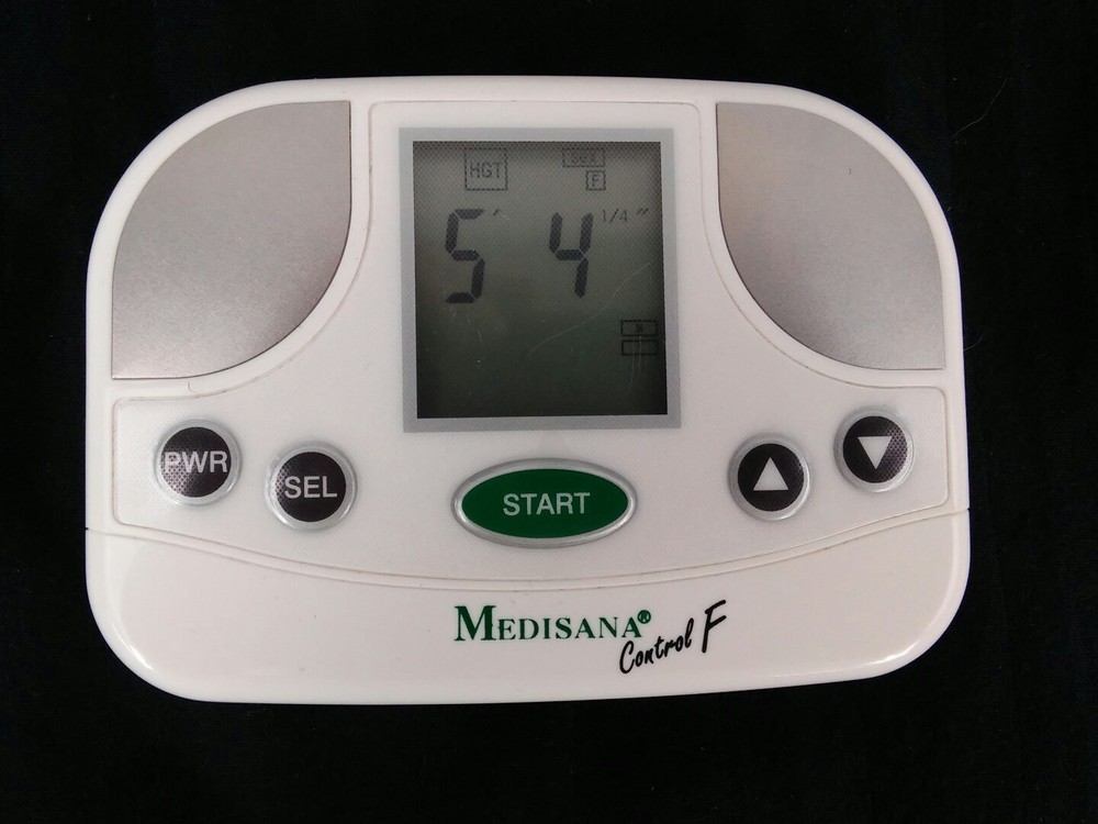 Medisana Control F Fat Analyzer Measure Fat Content Digital with Instructions