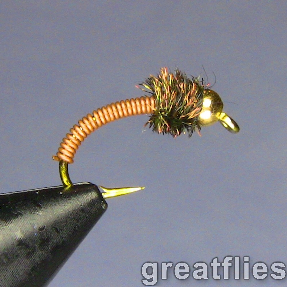 1 dozen (12) - Brassie - Bead Head