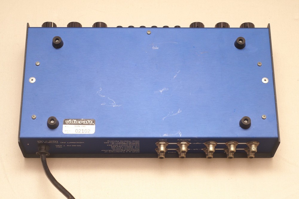Vidicraft Stereo Synthesizer Audio Effect Unit Filter TESTED WORKING