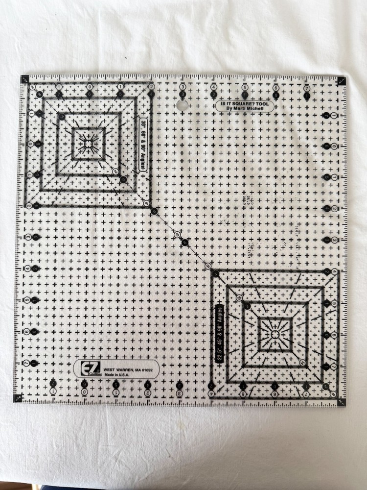 Quilter Tools - 8 Piece Bundle - Squares, Angles, Rulers, and Roll Clips.