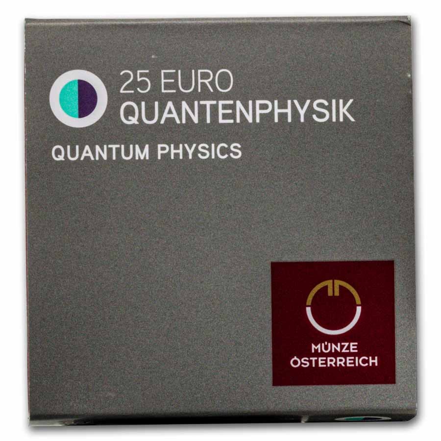 2026 Austria Silver/Niobium Quantum Physics €25 BU