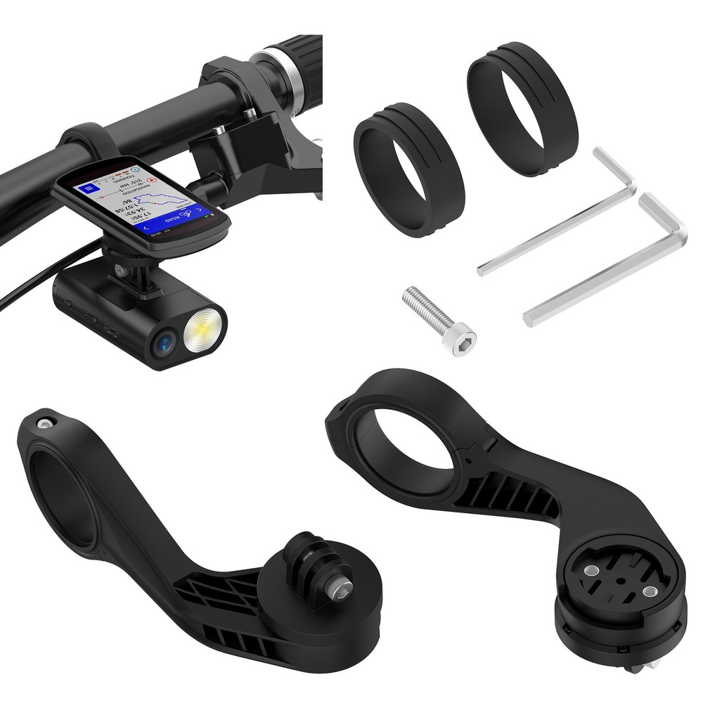 Computer Mount For Garmin Varia Vue UT800 Light Handlebar Bicycle Holder Bracket