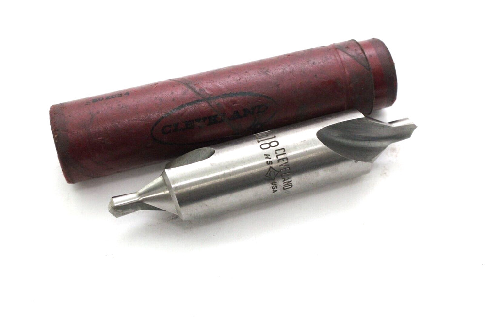 Cleveland Tool U.S.A. # 18 HS Combination Center Drill / Countersink USA