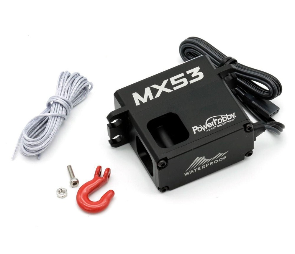 Powerhobby MX53 Internal Spool Winch Brushless Servo : Axial Wraith