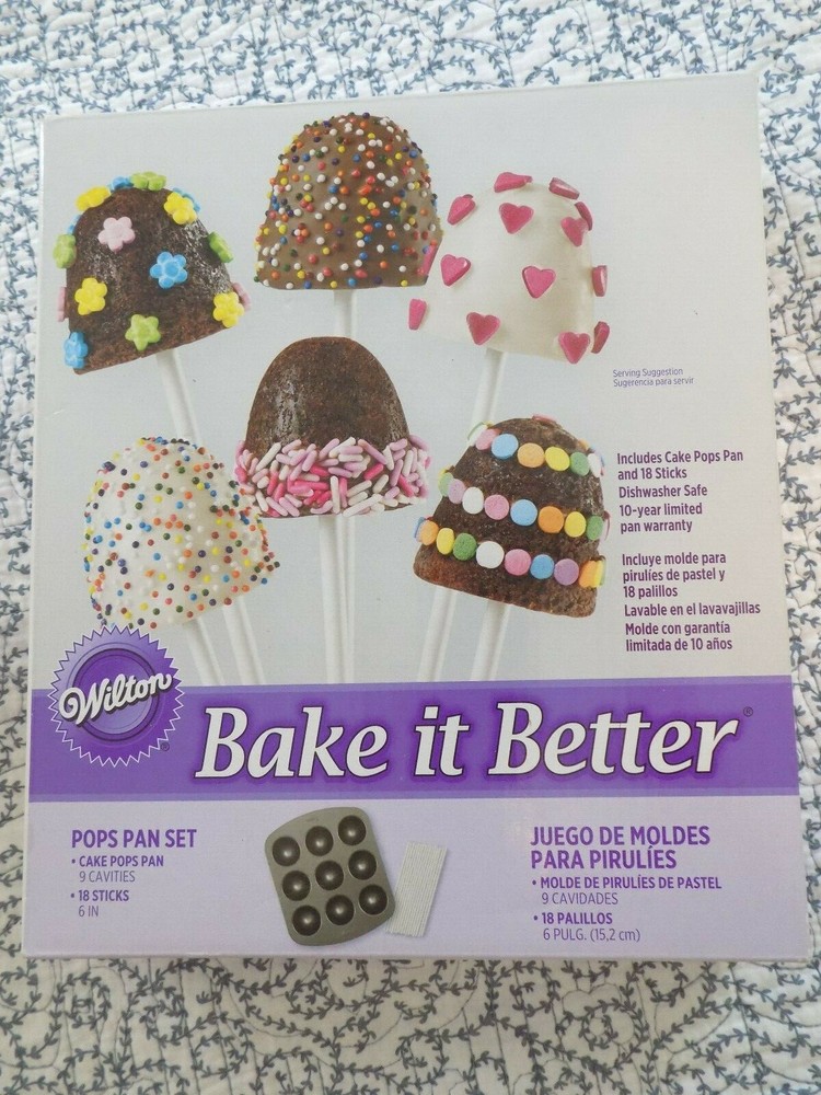 Wilton Bake it Better Non Stick Cake Pops Pan ~ New