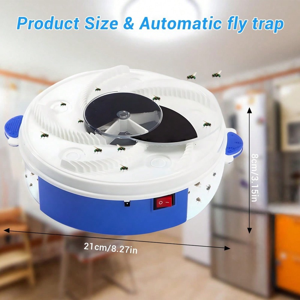Electric FlyTrap Pest Device Gnat Flying Insect Trap Automatic FlyTrap Pest US