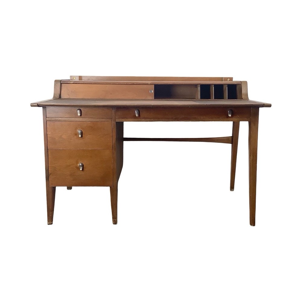 John Van Koert for Drexel Profile Walnut Desk