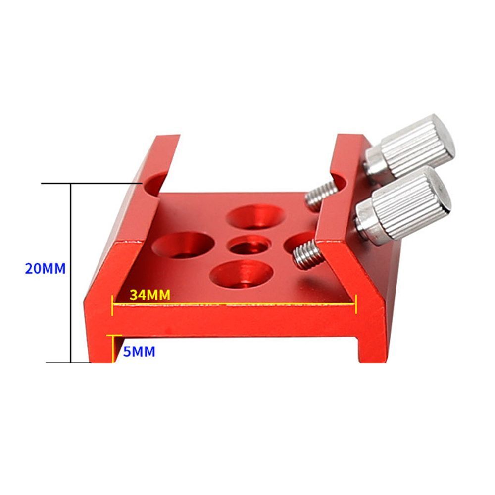 Finder Scope Base Dovetail Clamp Concave Bottom Guide Scope Mount 1/4 Thread