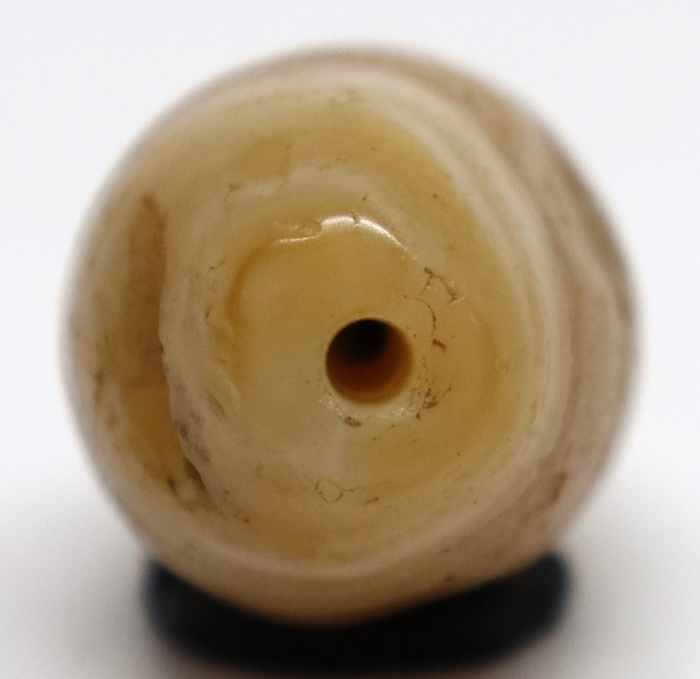 Genuine Ancient Large Agate Dzi Bead in Perfect Condition over 2000 Years Old