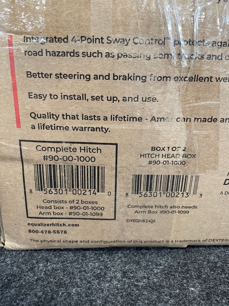Equalizer Sway Control Hitch 90-00-1000*