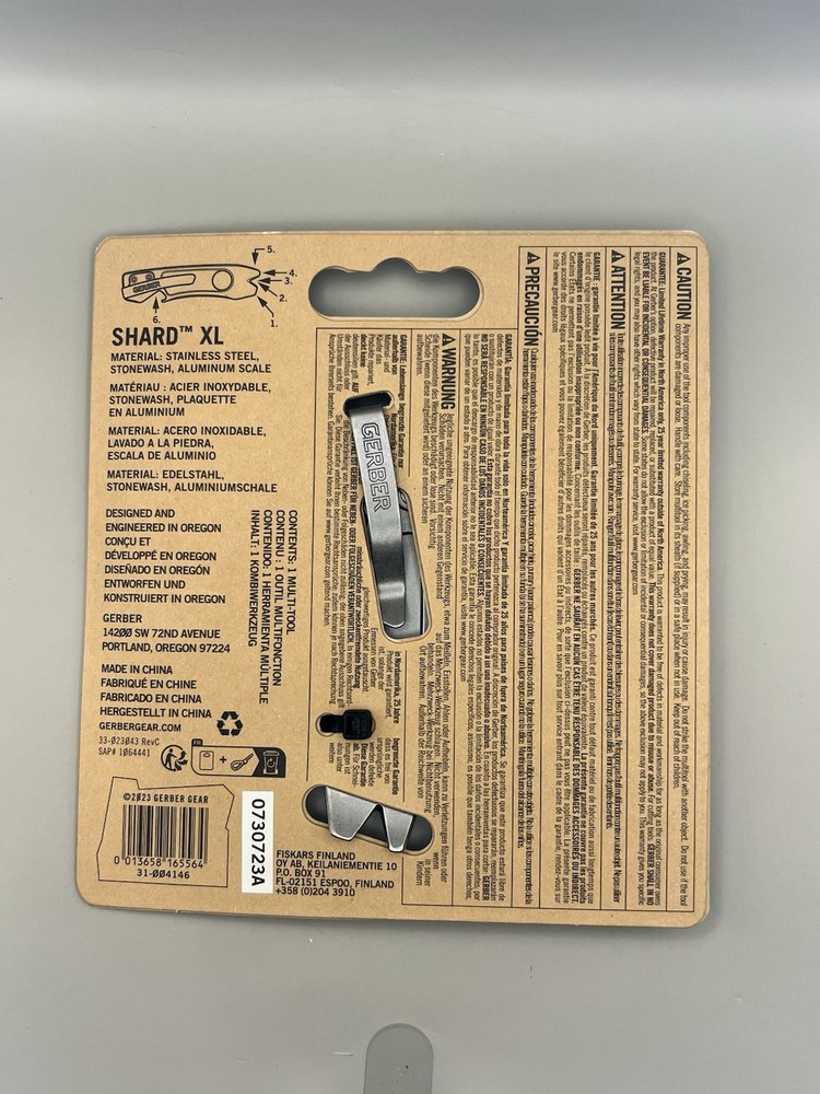 Gerber Shard XL Multi-Tool 6 Tools In 1