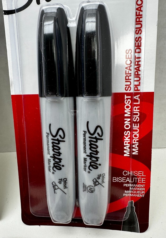 x16 Sharpie Chisel Permanent Marker Black