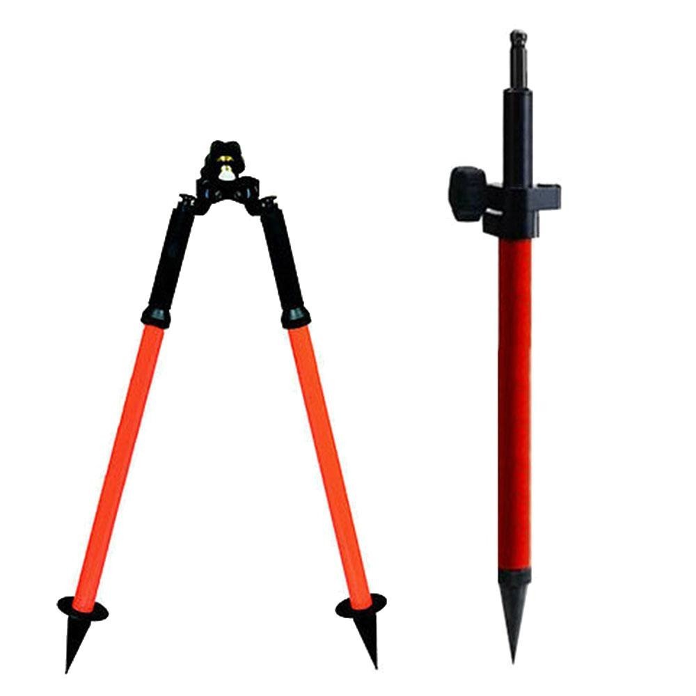 Mini Bipod Mini Prism Pole with Leica Tip Combo Kit