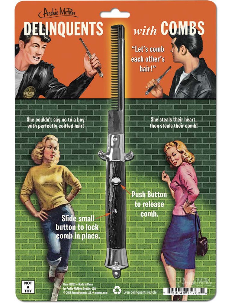 SWITCHBLADE COMB - Novelty Fun Gag Gifts