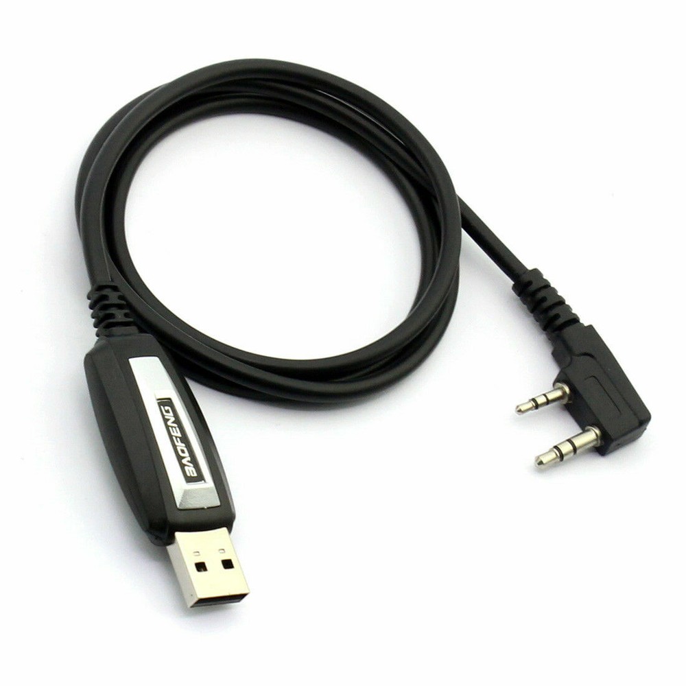 For Baofeng UV-5R BF-888S Radios USB 2 Pins Programing Cable Program Software CD
