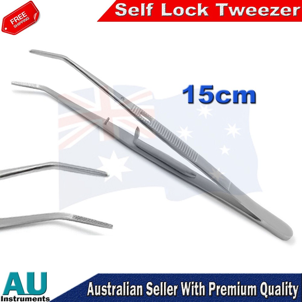Orthodontic Cotton Dressing Forceps Serrated Tip Operating BP Handle Lab Tools
