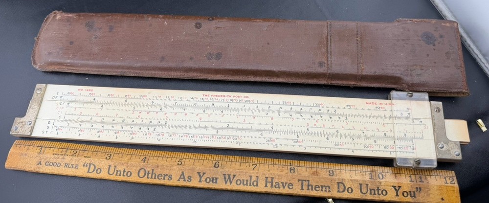 Post Slide Rule 1462 Frederick Post